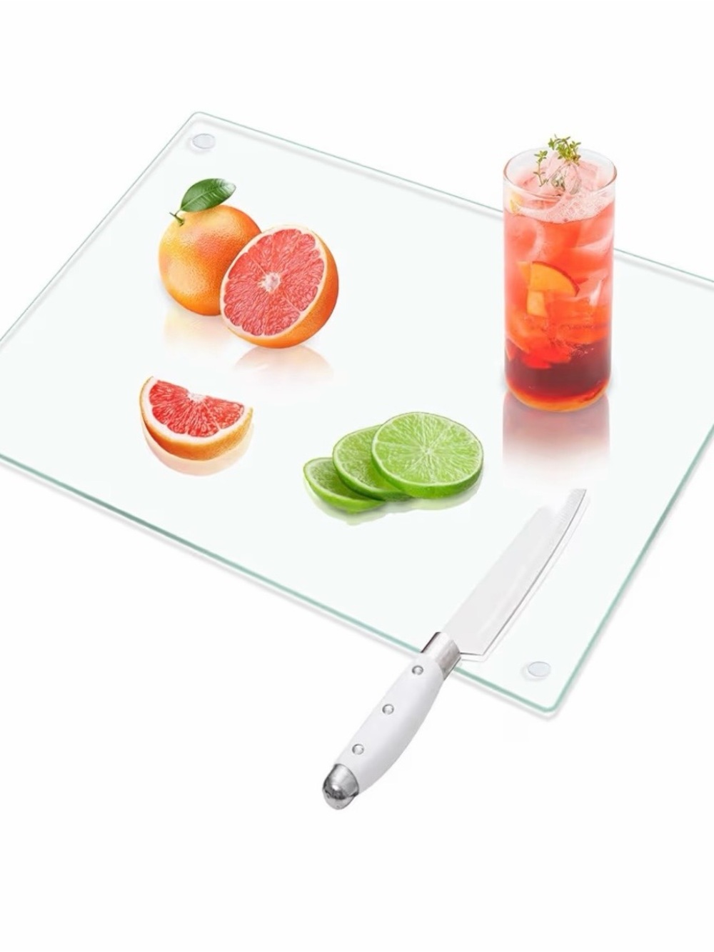 Tempered Glass Cutting Board 12"x16", Scratch, Heat, and Shatter Resistant - Picture 5 of 5